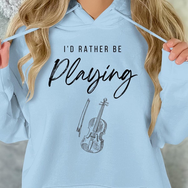 Violinist Hoodie T-Shirt Gift, Funny Violin Player Hoodie, School Band Camp, Orchestra, Violin Lover, Violinist Sweater, Musician T-Shirt