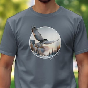 Gyrfalcon T-Shirt, Falconer Hoodie, Gyrfalcon Gift for Falconer, Bird Watcher, Ornithology Shirt, Nature Wildlife Addict, Bird of Prey Lover