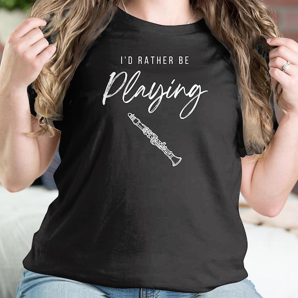 Clarinet Player Hoodie T-Shirt Gift, Clarinetist Sweater, School Orchestra, Graduation Gift, Clarinet Player Shirt, Clarinet Lover Gift