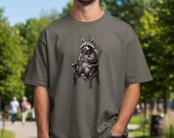 Camiseta o sudadera con temática de clarinete, regalo para clarinetistas con temática de mapache, camiseta para profesores de música