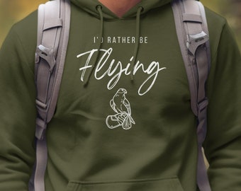 Falconry Hoodie or T-Shirt Gift, Falconer Present, Funny Graphic Shirt / Sweater, Gift for Thanksgiving Birthday Christmas, Falconer Hoodie