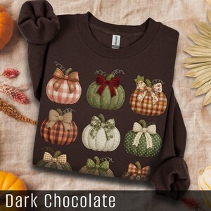 Fall Pumpkin Sweatshirt, Autumn Graphic Pullover, Cozy Seasonal Shirt, Trendy Thanksgiving Apparel, Cute Harvest Clothing