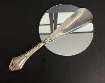 Calçadeira de sapatos vintage N1044 em prata de lei / Assinada em prata de lei / Calçadeira de sapatos antiga em prata / Acessório de prata colecionável