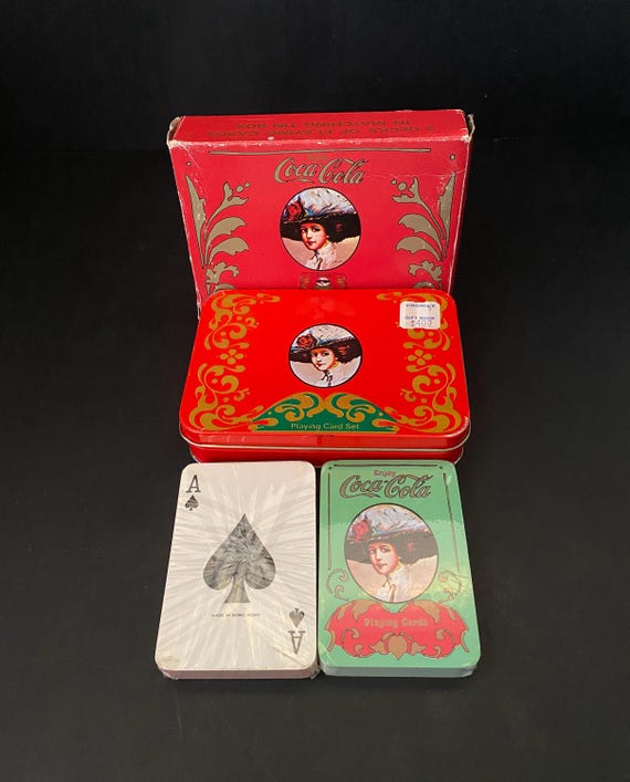 W0553 Vintage Coca-cola 2 Decks OF Enjoy Coca-cola SEALED