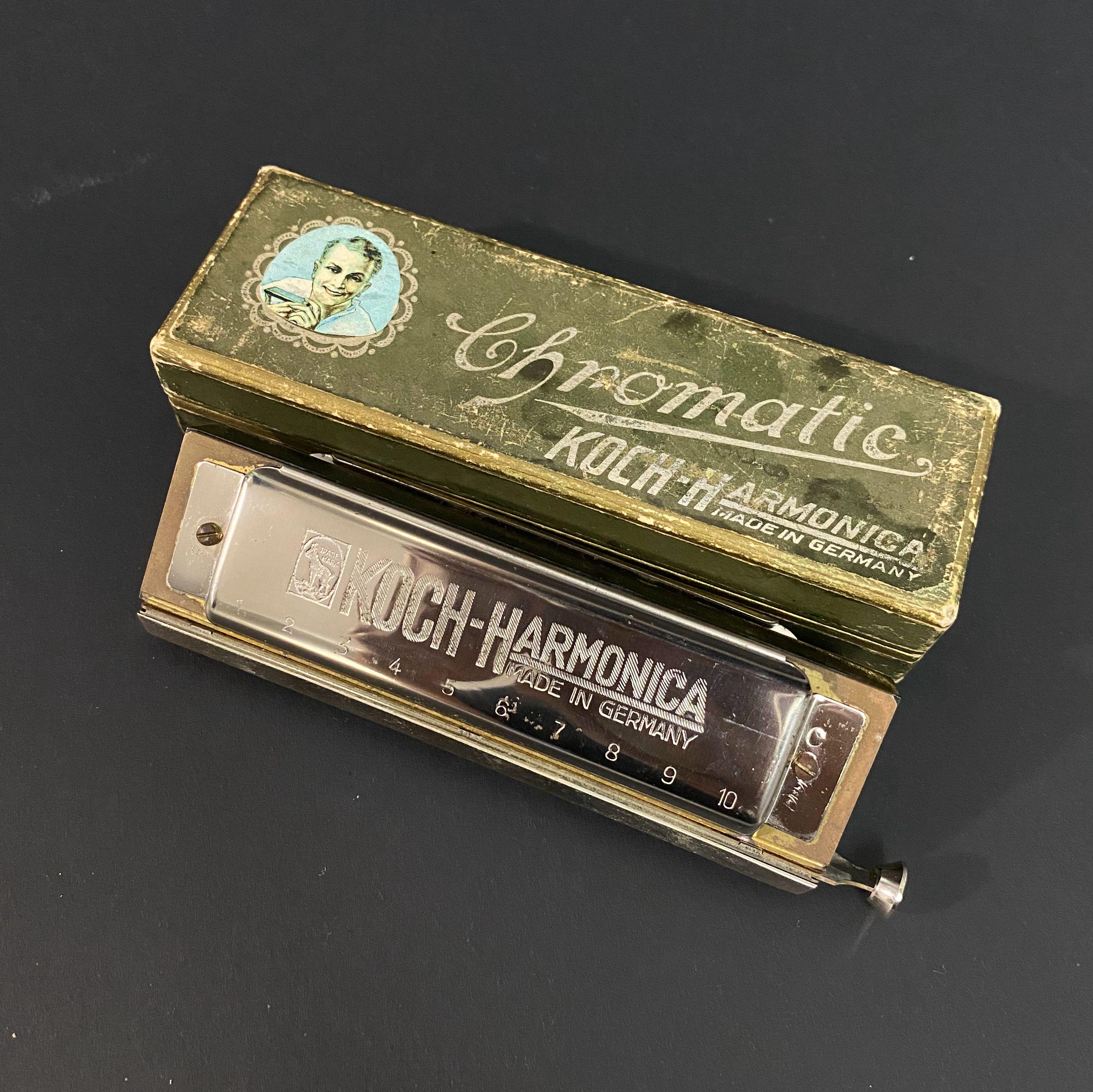 アンティークハーモニカ(約50年前のもの) Antique Harmonica Box - Etsy