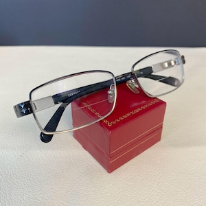 W0943 Authentic Versace Mod.1064-1137 53-16  Eyeglasses /Women Bronze Glasses  – Collectible Designer Frames/Bifocal Reading Glasses