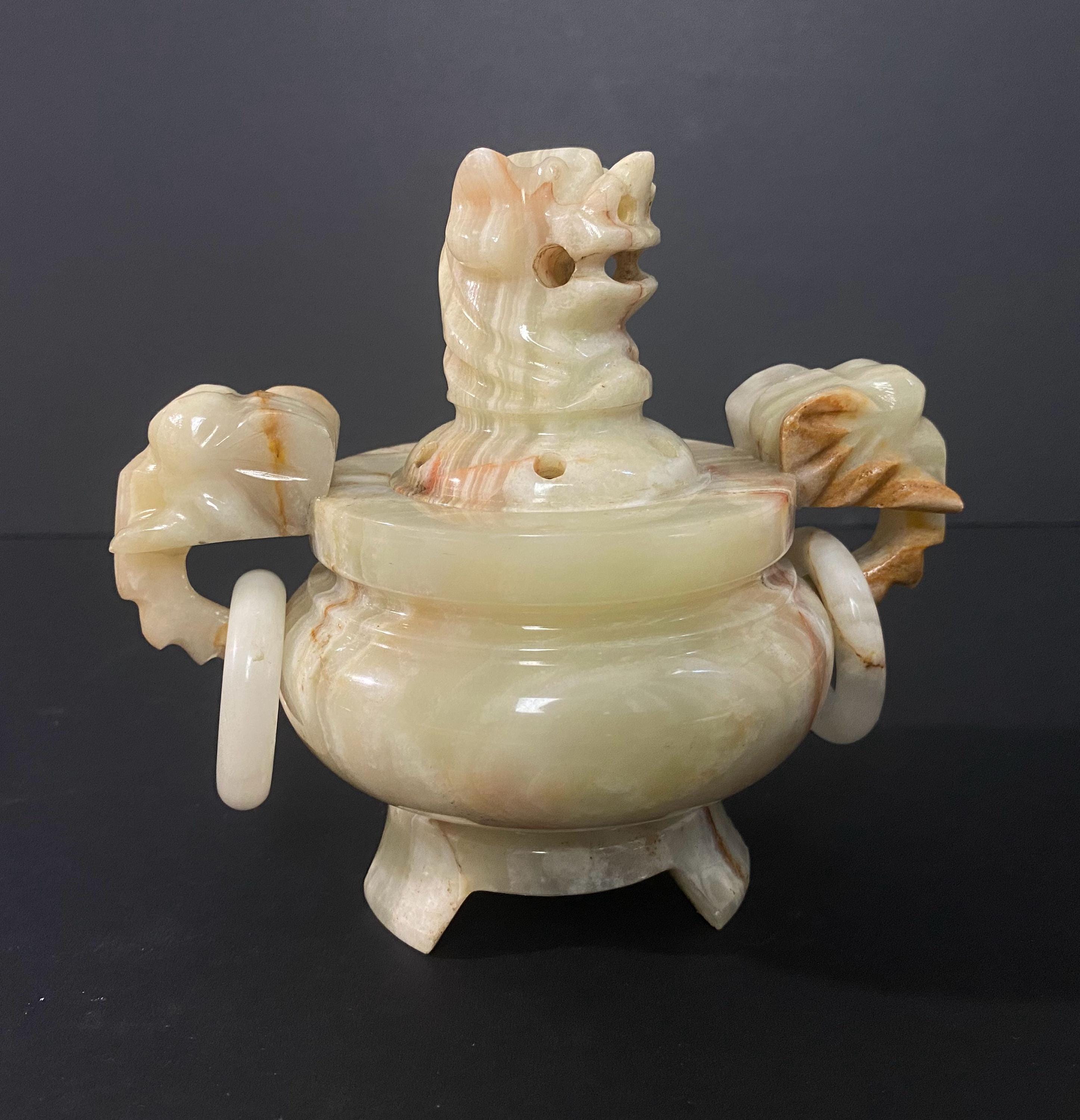 獅子蓋香炉 - Etsy 日本
