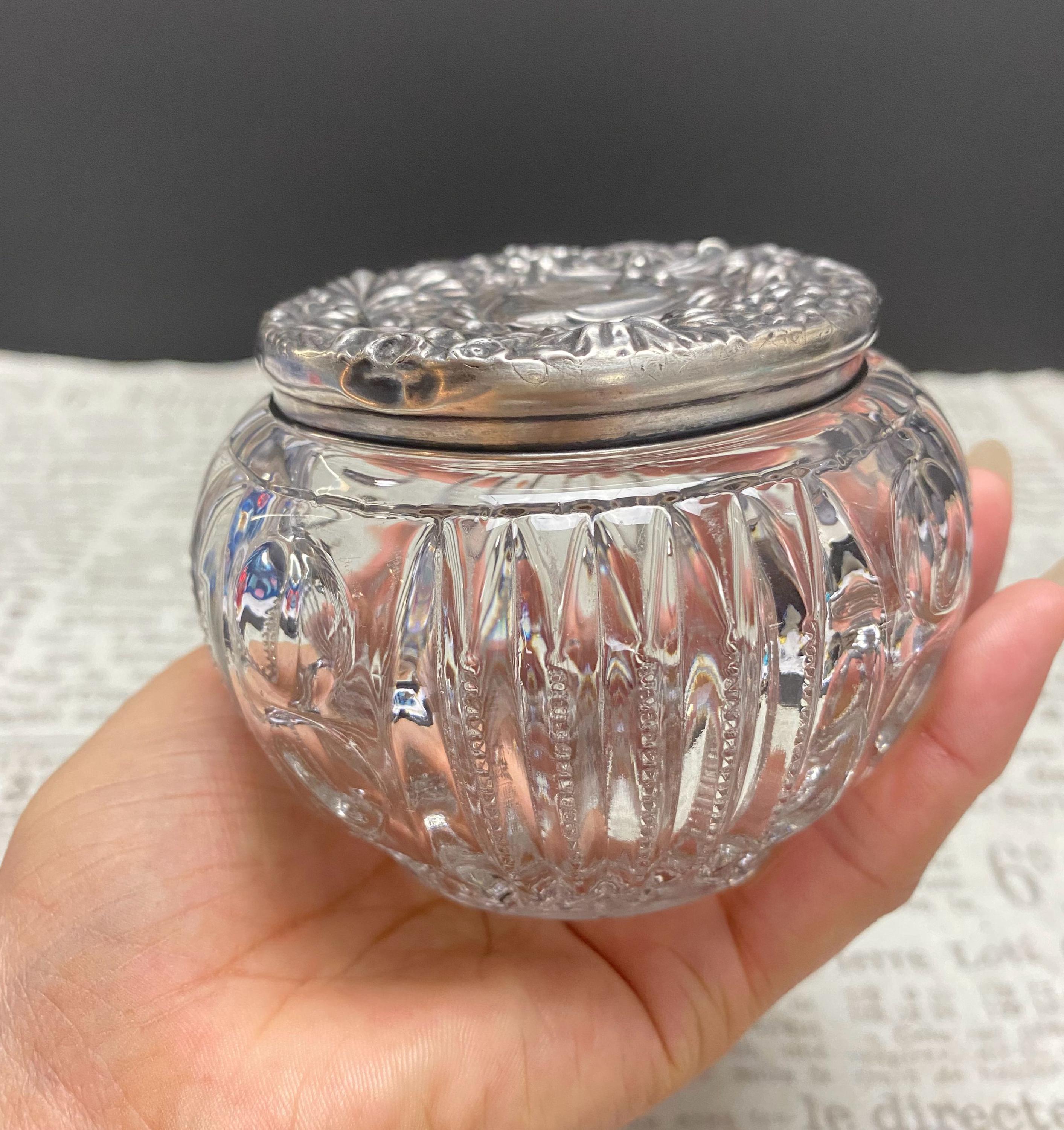 Large sterling silver trinket box - Etsy 日本