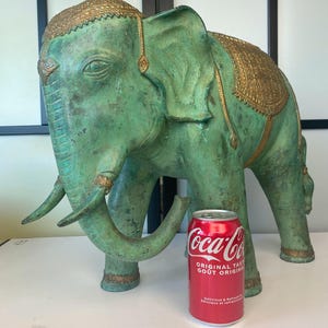 W0116 Antique Extra large Brass statue / elephant Statue / Home Deco/ Religious Statue