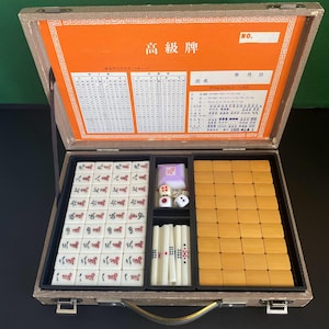 Mahjong set bone bamboo - Etsy Schweiz