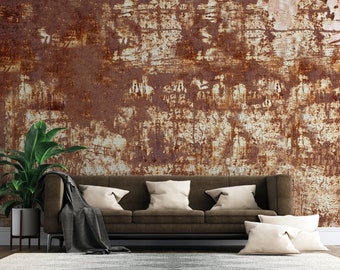 Copper Patina Harmony Wallpaper Mural, Peel & Stick, Self Adhesive Wall Mural, Peel and Stick Decal, Concrete texture Wall Covering X10692