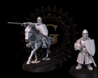 Sir James Douglas Foot & Mounted, 28mm 1/56
