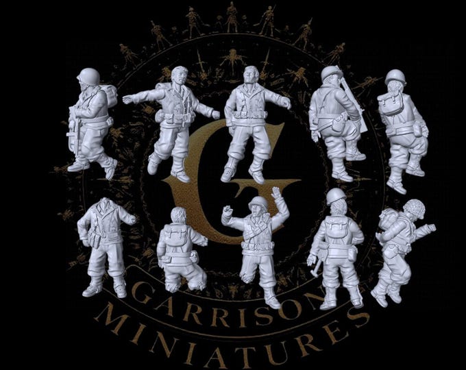 US Infantry Casualties 28mm 1/56