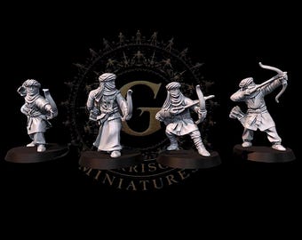 Southron Conscripts With Bows 28mm 1/56