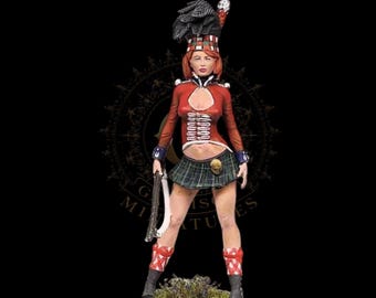 Napoleonic Pin-Ups - Scots Girl 75mm