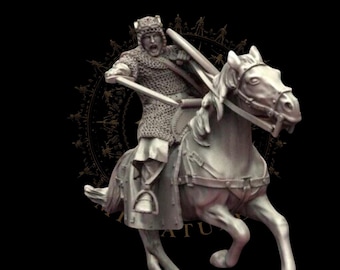 King Sancho II of Castile, the Strong 28mm