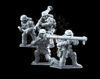 US Marines Bazooka Teams, 28mm 1/56