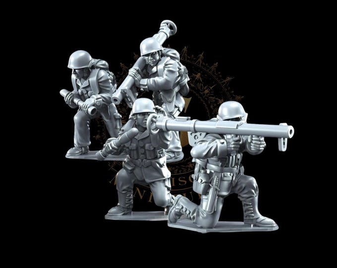 US Marines Bazooka Teams, 28mm 1/56