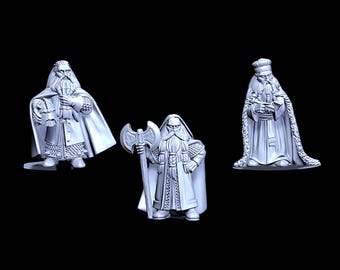 Dwarf Lords X3 28mm 1/56
