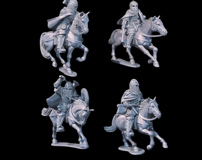 Mounted Jutish Hearthguard  28mm 1/56
