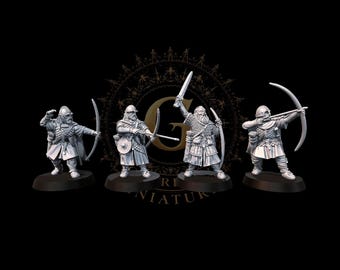 Viking etc Archers 28mm 1/56