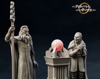 The Seeing Stone, Evil Wizard and Henchman I28mm 1/56