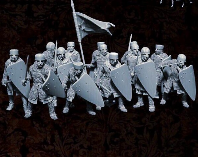 12th Century European Knights- 28mm 1/56