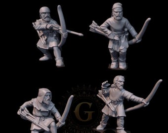 Scots Peasant Bowmen  28mm 1/56