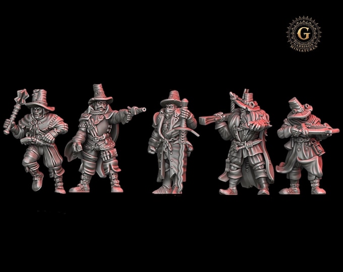 Inquisition Witch Hunters Set 2 ideal Trench Crusade Grimdark 28mm