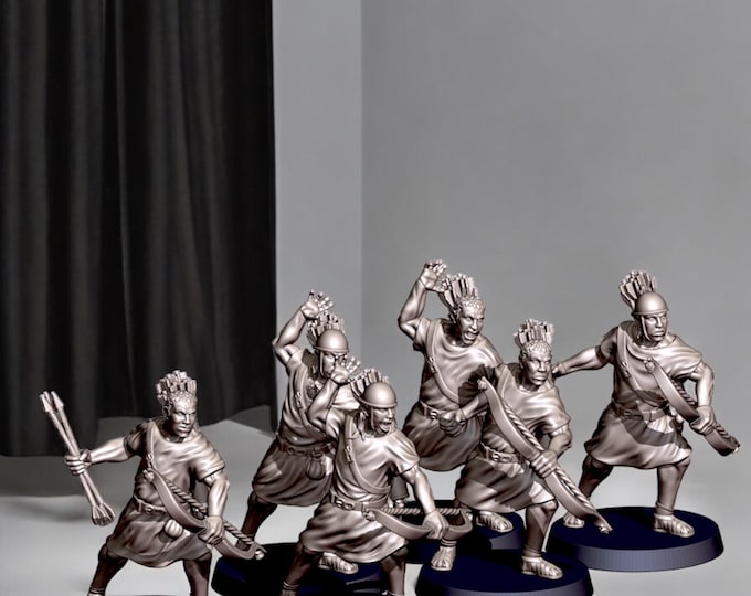 Roman Republic Sagittarii Archers  28mm 1/56