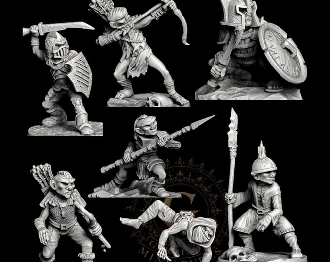Moria etc Goblins Unit 28mm 1/56