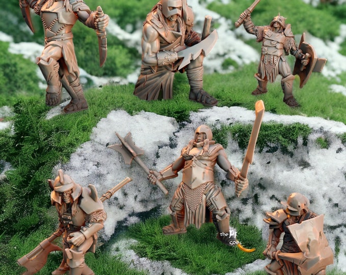 Assault Orc Specialists Squad  28mm 1/56