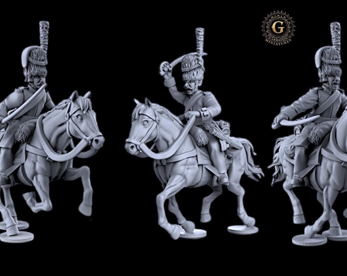 Napoleonic Russian Leib Guard Cossacks 28mm 1/56
