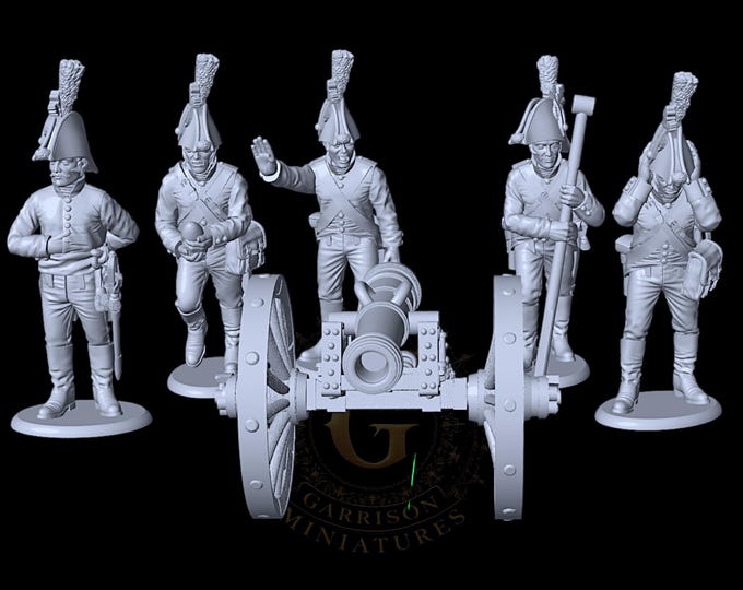 Napoleonic Austrian Artillery  28mm 1/56