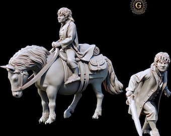 The Hobbit Burglar,  Foot & Mounted  - 28mm 1/56