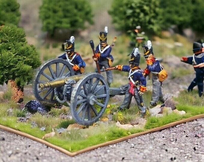 Napoleonic British Foot Artillery Set 3, 28mm 1/56