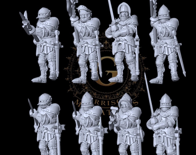 Empire Heavy Infantry 28mm 1/56