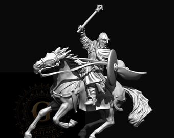 Bishop Jerónimo of Valencia: 28mm Medieval Unpainted Resin Wargame Miniature