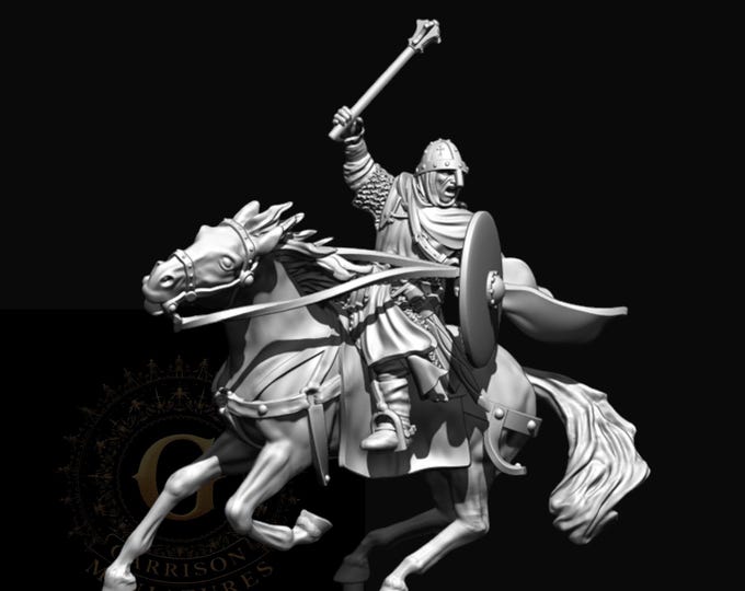 Bishop Jerónimo of Valencia: 28mm Medieval Unpainted Resin Wargame Miniature