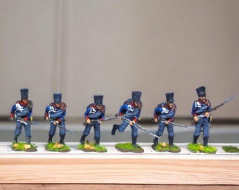 Napoleonic Prussian Fusiliers Attacking 28mm 1/56