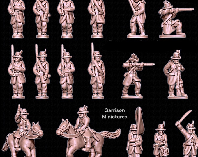 15mm American Civil War Iron Brigade X17 Figures plus 3 Strips Wargames & Collectors Figures