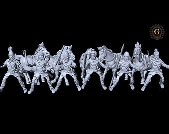 Ancient Germanic Cavalry 28mm 1/56