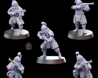 Trench Crusade Compatible Sino-Soviet Pact SMG Infantry X5 32mm