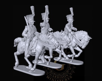 Austrian Uhlans with Swords X3 - 28mm