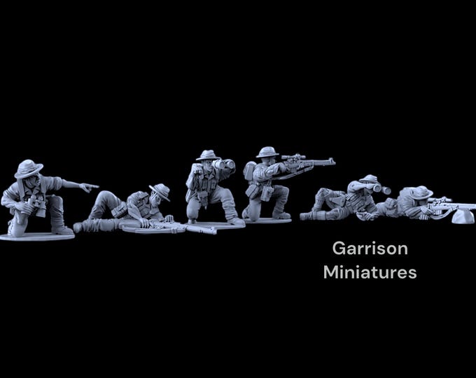 Australian Sniper Teams 28mm 1/56