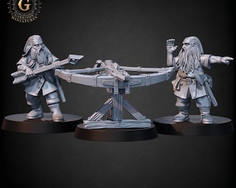 Dwarf Scorpion Ballista & Crew Set 2 - 28mm