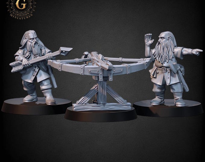 Dwarf Scorpion Ballista & Crew Set 2 - 28mm