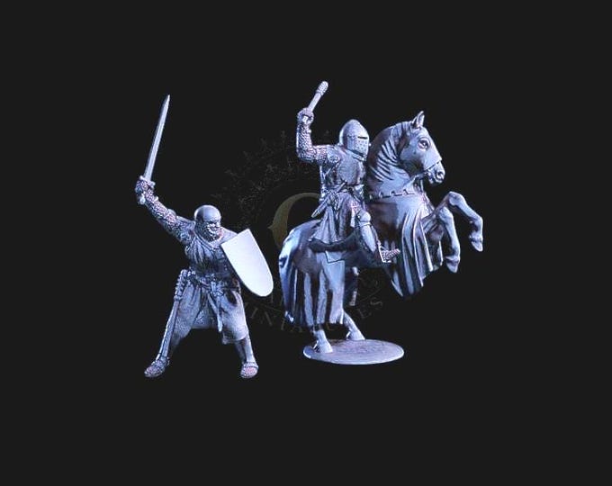 Roger de Flor - Foot and Mounted 28mm (1/56)