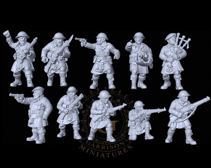 Early WW2 Scots Infantry 20mm or 28mm