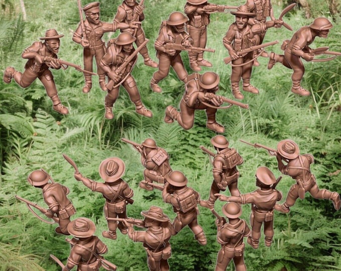Gurkhas, 28mm 1/56
